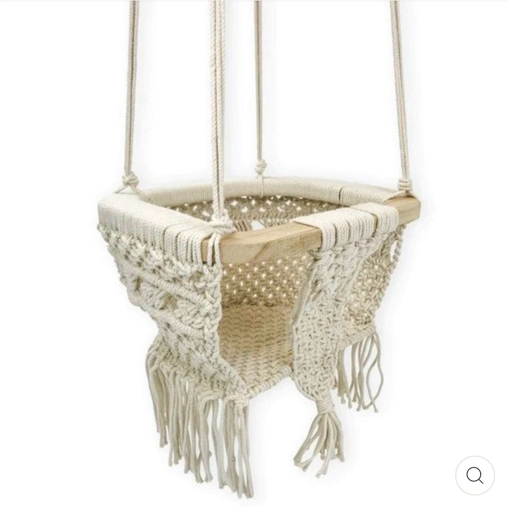 NEW Macrame Infant Swing